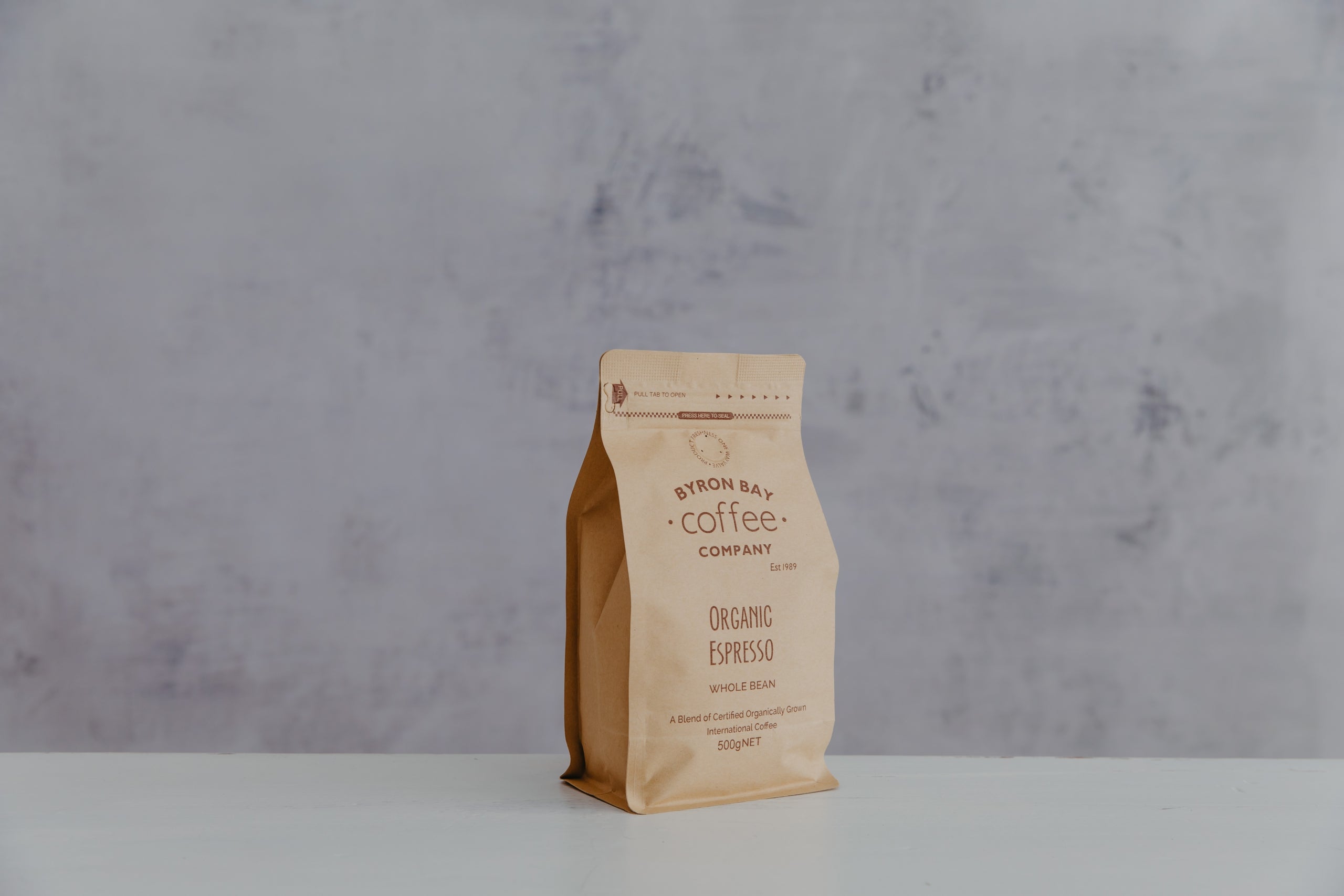 Byron Bay Certified Organic Mycotoxin Free Coffee Whole Beans 500g