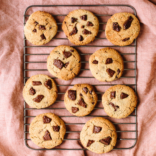 Choc Chip Almond Cookies (with nut-free alternative)