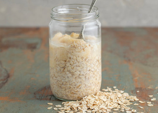 Overnight Cultured Oats with Banana