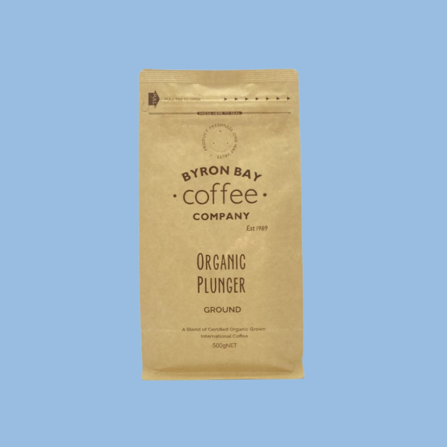 organic plunger coffee