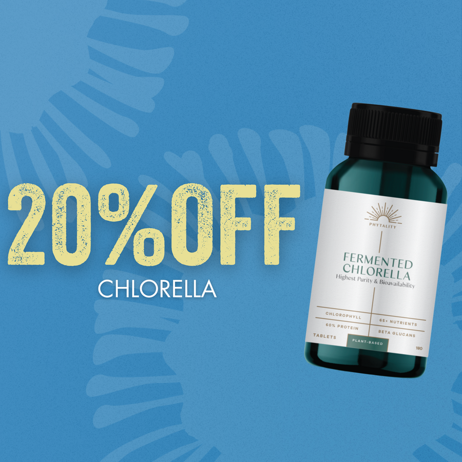 Detox Tools Sale - Fermented Chlorella 240 Pressed Tablets