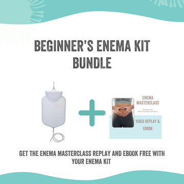 Beginner's Enema Kit Bundle: Free Enema Masterclass with your enema kit