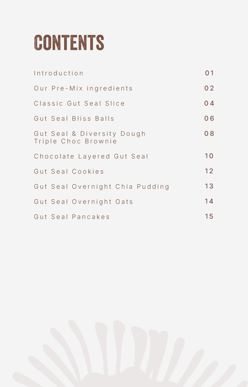 Create with your GUT SEAL PRE-MIX E-book