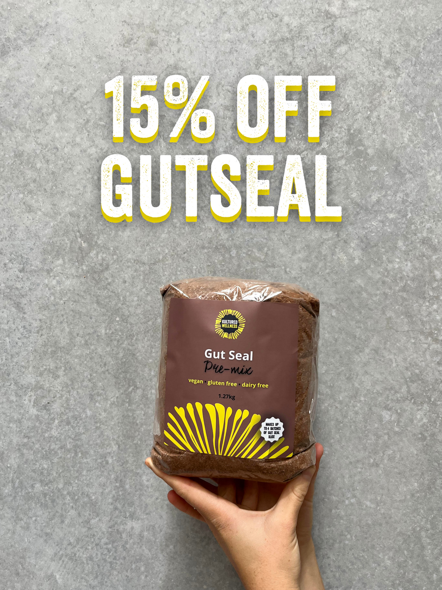 15% OFF Gut Seal Pre-mix + FREE Ebook