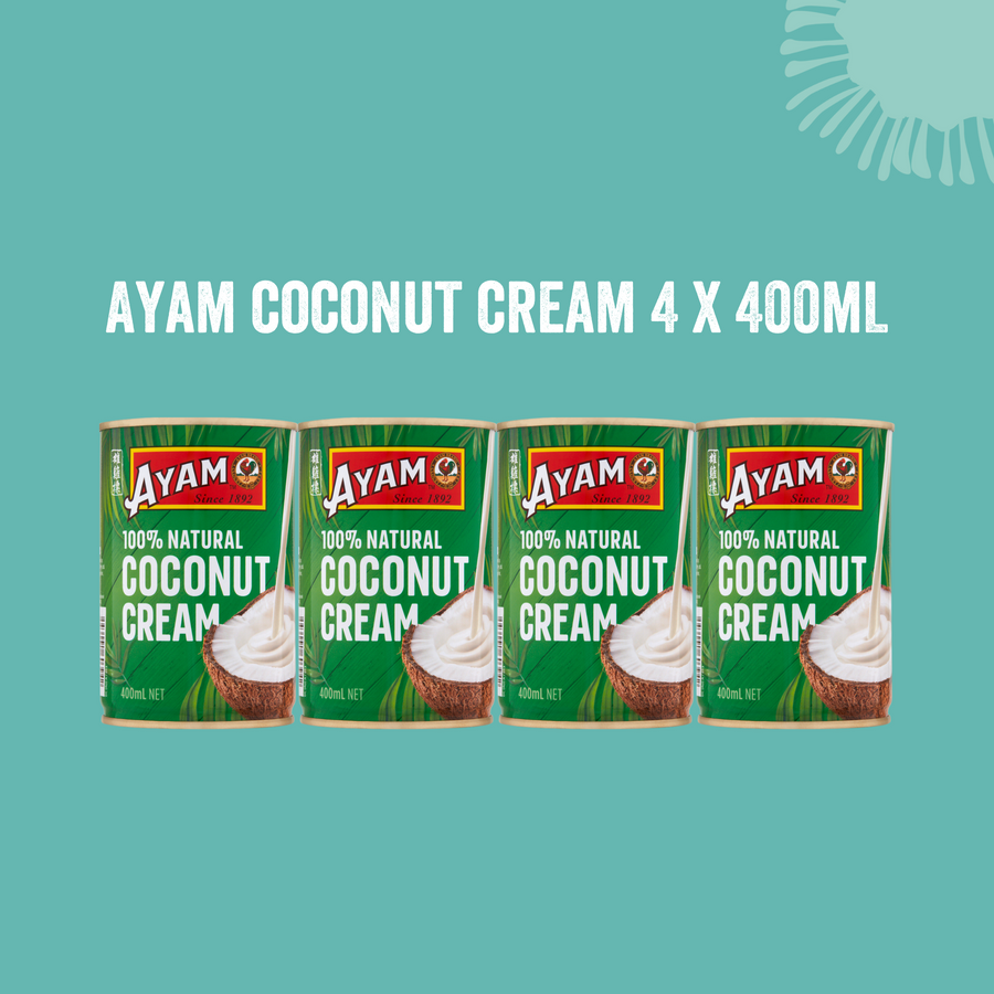 Ayam Coconut Cream 4x 400ml Cans